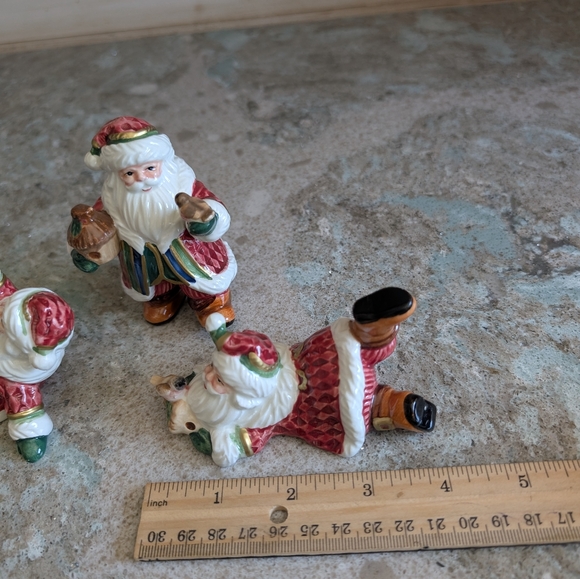 Fitz and Floyd Santa's Forest Friends Bird/Birdhouse 3-Piece Porcelain Tumblers - Picture 10 of 11